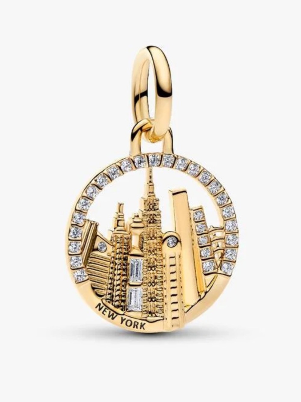NWOT New York Skyline Dangle Charm Sterling Silver 925